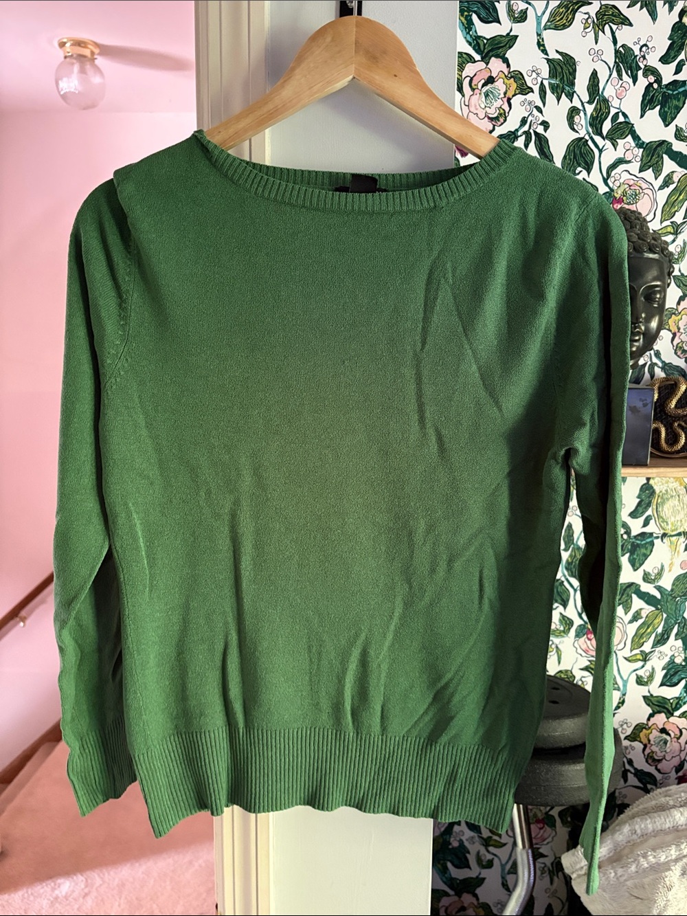 Vintage H&M Classic Green Crewneck Sweater - Women
